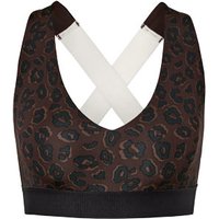 Sport-Bustier, braun-schwarz Sport-Bustier, braun-schwarz von Tchibo