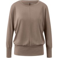 Sport-und-Yogashirt, taupe von Tchibo