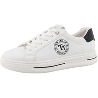 Tom Tailor Sneaker, PU weiß-schwarz Tom Tailor Sneaker, PU weiß-schwarz von Tchibo