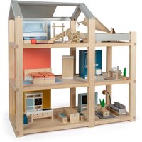 small foot Puppenhaus Natur mit Möbeln small foot Puppenhaus Natur mit Möbeln von Tchibo