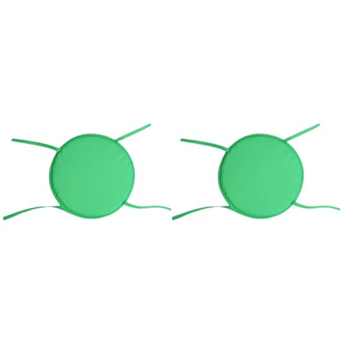 Tdyatocept Runde Stuhl-Sitzpolster, 2 Stück Kreisförmige wasserdichte Stuhlkissen für Drinnen und Draußen, Garten, Esszimmer, Büro, Café A von Tdyatocept