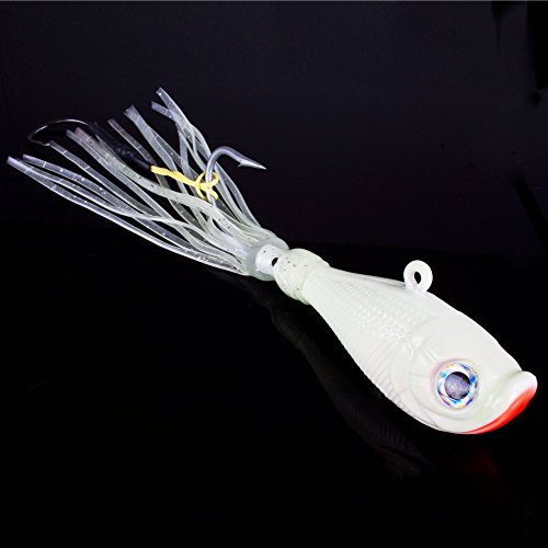 Team Deep Sea Flatter Jig 225g 8/0 Glow Team Deep Sea Flatter Jig 225g 8/0 Glow von Team Deep Sea