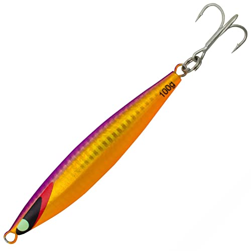 Team Deep Sea Super Glow High Tech Pilker 100g - Gold/Lila/Glow - 1 Stück | Pilker Team Deep Sea Super Glow High Tech Pilker 100g - Gold/Lila/Glow - 1 Stück | Pilker von Team Deep Sea