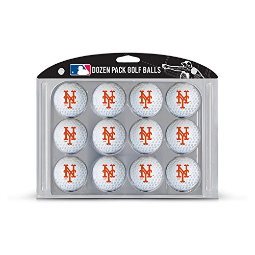 Team Golf MLB New York Mets Dozen Regulation Size Golf Balls, 12 Pack, Full Color Durable Team Imprint von Team Golf
