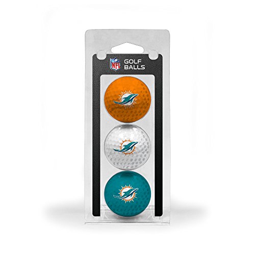 Team Golf NFL 3 Golfbälle, 3er-Pack, 31505, Miami Dolphins, Einheitsgröße Team Golf NFL 3 Golfbälle, 3er-Pack, 31505, Miami Dolphins, Einheitsgröße von Team Golf