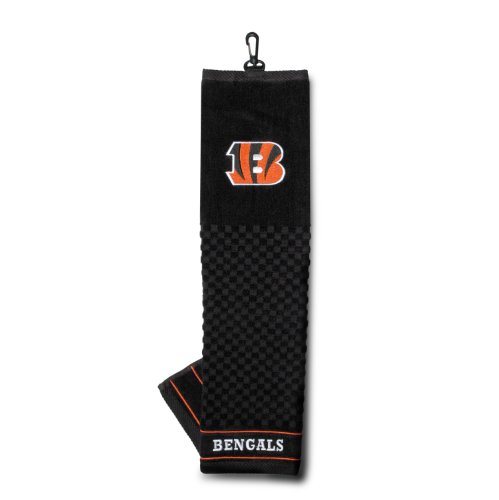Team Golf NFL Cincinnati Bengals Embroidered Golf Towel, Checkered Scrubber Design, Embroidered Logo Team Golf NFL Cincinnati Bengals Embroidered Golf Towel, Checkered Scrubber Design, Embroidered Logo von Team Golf
