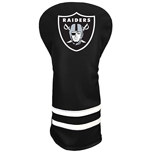 Team Golf NFL LAS Vegas Raiders Schlägerhaube, Bedruckt, Team Golf NFL, Vintage Driver, Golfschlägerhaube, passgenaues Design, Retro-Design mit Fleecefutter für zusätzlichen Schlägerschutz Team Golf NFL LAS Vegas Raiders Schlägerhaube, Bedruckt, Team Golf NFL, Vintage Driver, Golfschlägerhaube, passgenaues Design, Retro-Design mit Fleecefutter für zusätzlichen Schlägerschutz von Team Golf