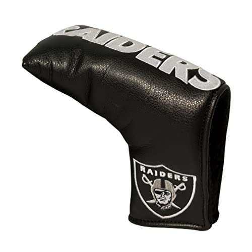 Team Golf NFL Las Vegas Raiders Vintage Blade Putter Cover Golf Club Vintage Blade Putter Headcover, passgenaues Design, passend für Scotty Cameron, Taylormade, Odyssey, Titleist, Ping, Callaway Team Golf NFL Las Vegas Raiders Vintage Blade Putter Cover Golf Club Vintage Blade Putter Headcover, passgenaues Design, passend für Scotty Cameron, Taylormade, Odyssey, Titleist, Ping, Callaway von Team Golf