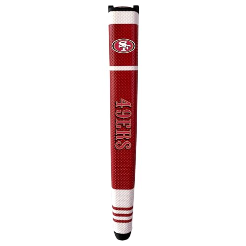 Team Golf NFL San Francisco 49ers Golf Putter Grip Golf Putter Grip mit abnehmbarem Gel Top Ballmarker, langlebig, breiter Griff und einfach zu kontrollieren Team Golf NFL San Francisco 49ers Golf Putter Grip Golf Putter Grip mit abnehmbarem Gel Top Ballmarker, langlebig, breiter Griff und einfach zu kontrollieren von Team Golf