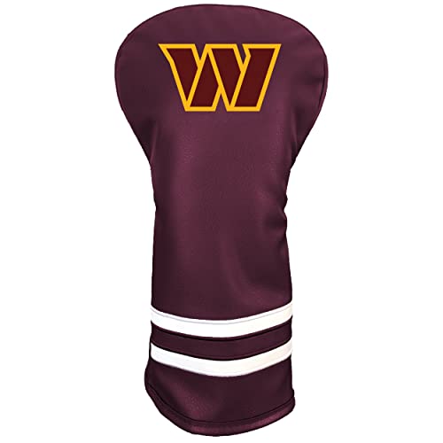 Team Golf NFL Washington Commanders Vintage Driver Schlägerhaube, passgenaues Design, Retro-Design mit Fleecefutter für zusätzlichen Schlägerschutz Team Golf NFL Washington Commanders Vintage Driver Schlägerhaube, passgenaues Design, Retro-Design mit Fleecefutter für zusätzlichen Schlägerschutz von Team Golf