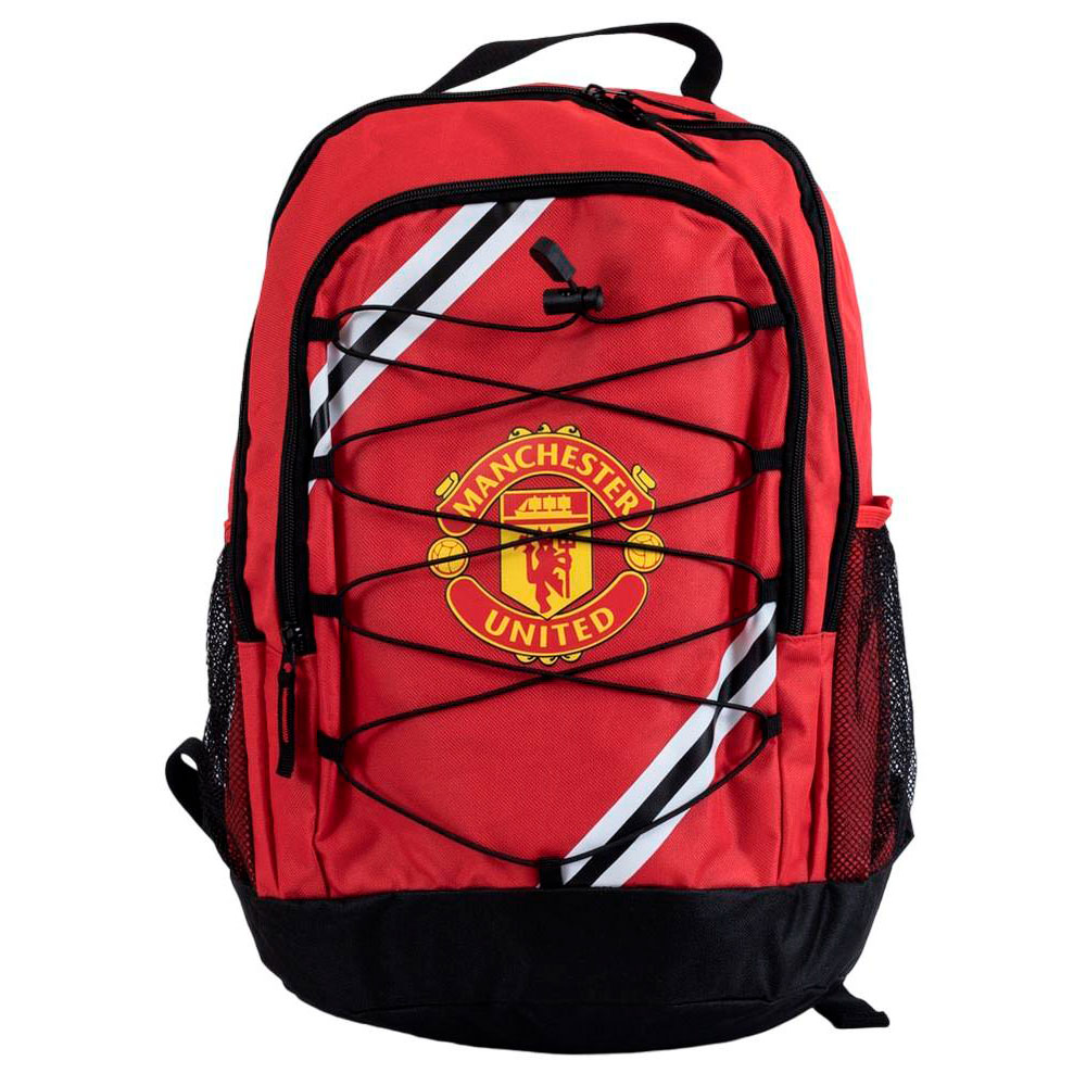 Team Merchandise Manchester United Core Stripe Backpack 15l Rot von Team Merchandise