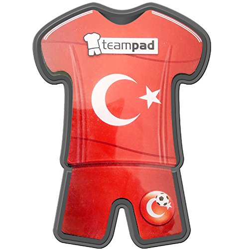 Teampad Autohalterung für Handy Navi Fahne Fussball EM WM Länderflagge Fanartikel Land Flagge Fan Trikot WM & EM Fanartikel Türkei von Teampad