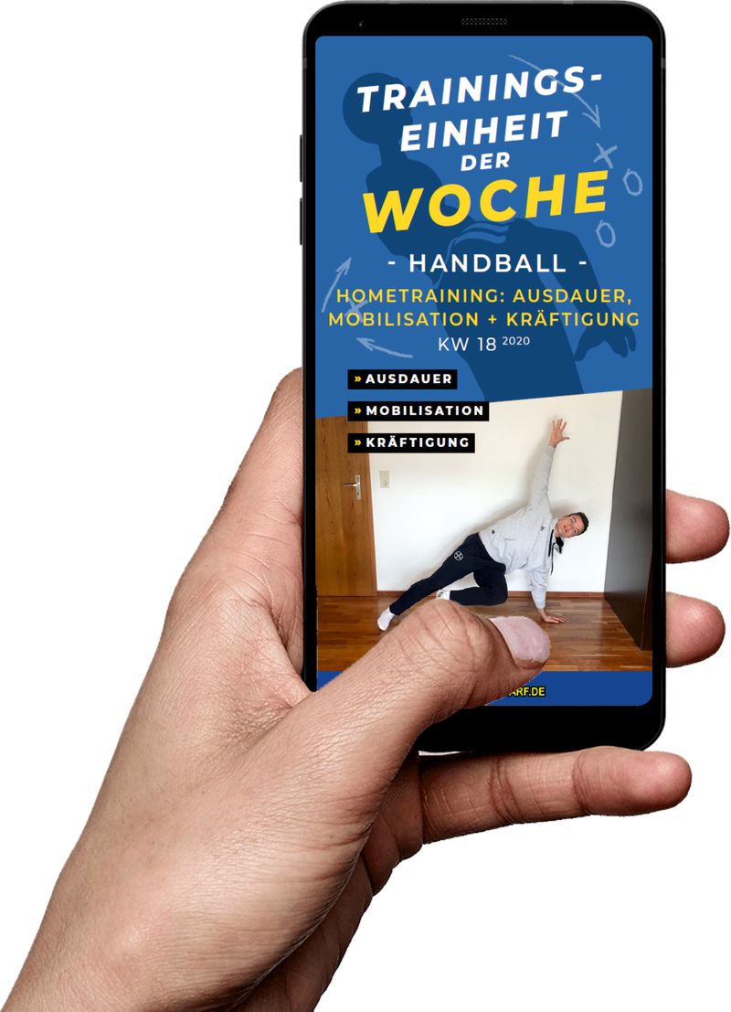 Download (KW 18) - Hometraining: Ausdauer, Mobilisation, Kräftigung (Handball) von Teamsportbedarf.de