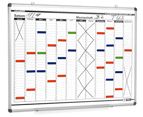 Planerboard XL - Jahresplaner (900 x 1200 mm) von Teamsportbedarf.de