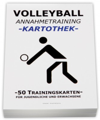 VOLLEYBALL Kartothek - Annahmetraining von Teamsportbedarf.de