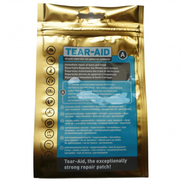 Tear-Aid - Reparaturmaterial Flicken Typ A Gr One Size Tear-Aid - Reparaturmaterial Flicken Typ A Gr One Size von Tear-Aid