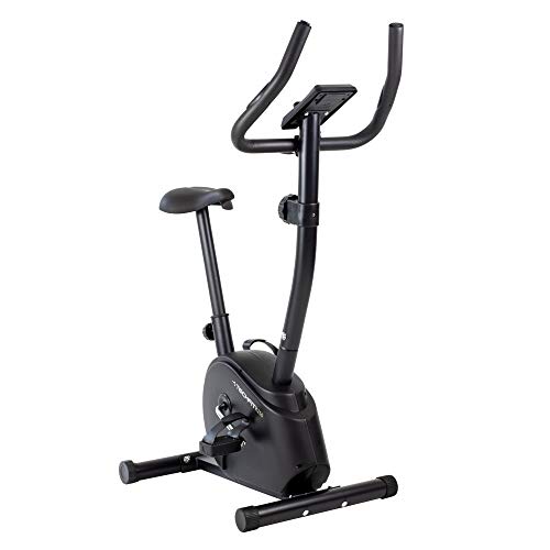 TechFit B250 Magnetisches Fitness Fahrrad Ergometer - Cardio - Fitnessfahrrad mit einstellbarem Sattel, Puls-Sensoren und LCDMonitor. Resistenter Heimtrainer für die perfekte Figur. von TechFit