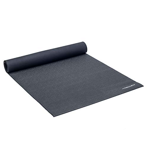 TechFit Bodenschutzmatte Fitness – Rutschfeste Matten Fitnessraum für Laufbänder, Fahrräder, Rudergeräte und Fitnessgeräte 198 x 92 x 0,6CM von TechFit