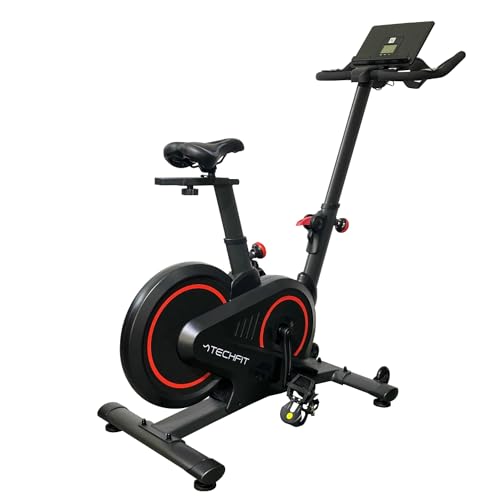 TechFit Magnetischer Heimtrainer SBK5000M mit verstellbarem Widerstand, unterstützt bis zu 120 kg, verstellbarer Sattel und Lenker, rutschfeste Pedale, kompatibel mit Fitness-App via Bluetooth TechFit Magnetischer Heimtrainer SBK5000M mit verstellbarem Widerstand, unterstützt bis zu 120 kg, verstellbarer Sattel und Lenker, rutschfeste Pedale, kompatibel mit Fitness-App via Bluetooth von TechFit