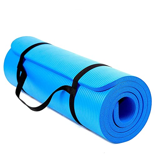 TechFit Yogamatte Rutschfest für das Fitnessstudio zu Hause - Pilates Matte für das Heimtraining, Yoga Matte Dicker für Frauen,Fitnessmatten,Campingmatte, Perfekt für Aerobic, Streckung 180X60, 10mm von TechFit