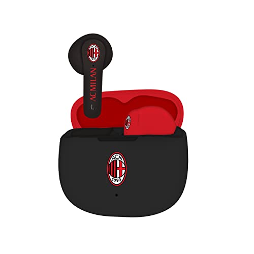 AC Milan TECHMADE Kopfhörer Kabellos In Ear, Kopfhörer mit Ladebox Rot/Schwarz AC Milan TECHMADE Kopfhörer Kabellos In Ear, Kopfhörer mit Ladebox Rot/Schwarz von AC Milan