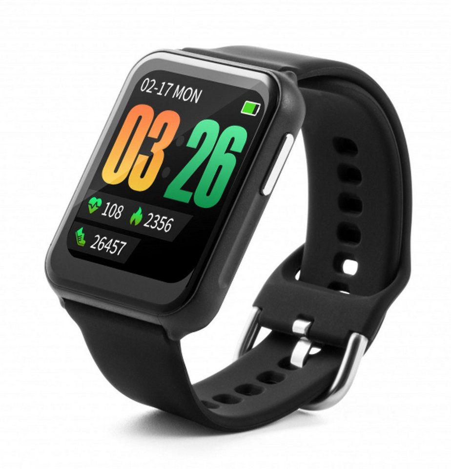 Technaxx Hantel Technaxx Smartwatch Fitnessuhr mit 1,69 Zoll Display TX-SW7HR mit F Technaxx Hantel Technaxx Smartwatch Fitnessuhr mit 1,69 Zoll Display TX-SW7HR mit F von Technaxx