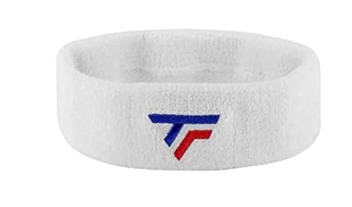 Tecnifibre Headband Stirnband, weiß, Blister d'une pièce von Tecnifibre