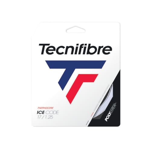 Tecnifibre Ice Code Saitenset 12m-Weiß Tennissaite, 1.25 von Tecnifibre