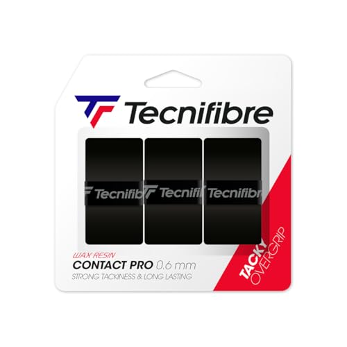 Tecnifibre 3er-Pack Contact Pro Overgrips In Schwarz Tecnifibre 3er-Pack Contact Pro Overgrips In Schwarz von Tecnifibre