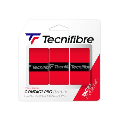 Tecnifibre Overgrip Pro Contact ATP 3er, Rot, Standard Tecnifibre Overgrip Pro Contact ATP 3er, Rot, Standard von Tecnifibre