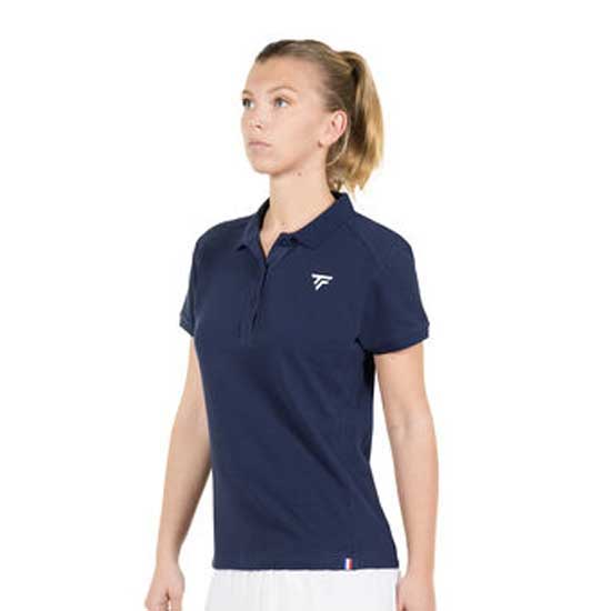 Tecnifibre Pique 2024 Short Sleeve Polo Blau S Frau von Tecnifibre