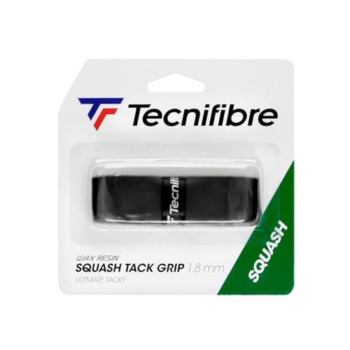 Tecnifibre Squash Tack Grip Squashgriff, Schwarz, 2.0mm Tecnifibre Squash Tack Grip Squashgriff, Schwarz, 2.0mm von Tecnifibre