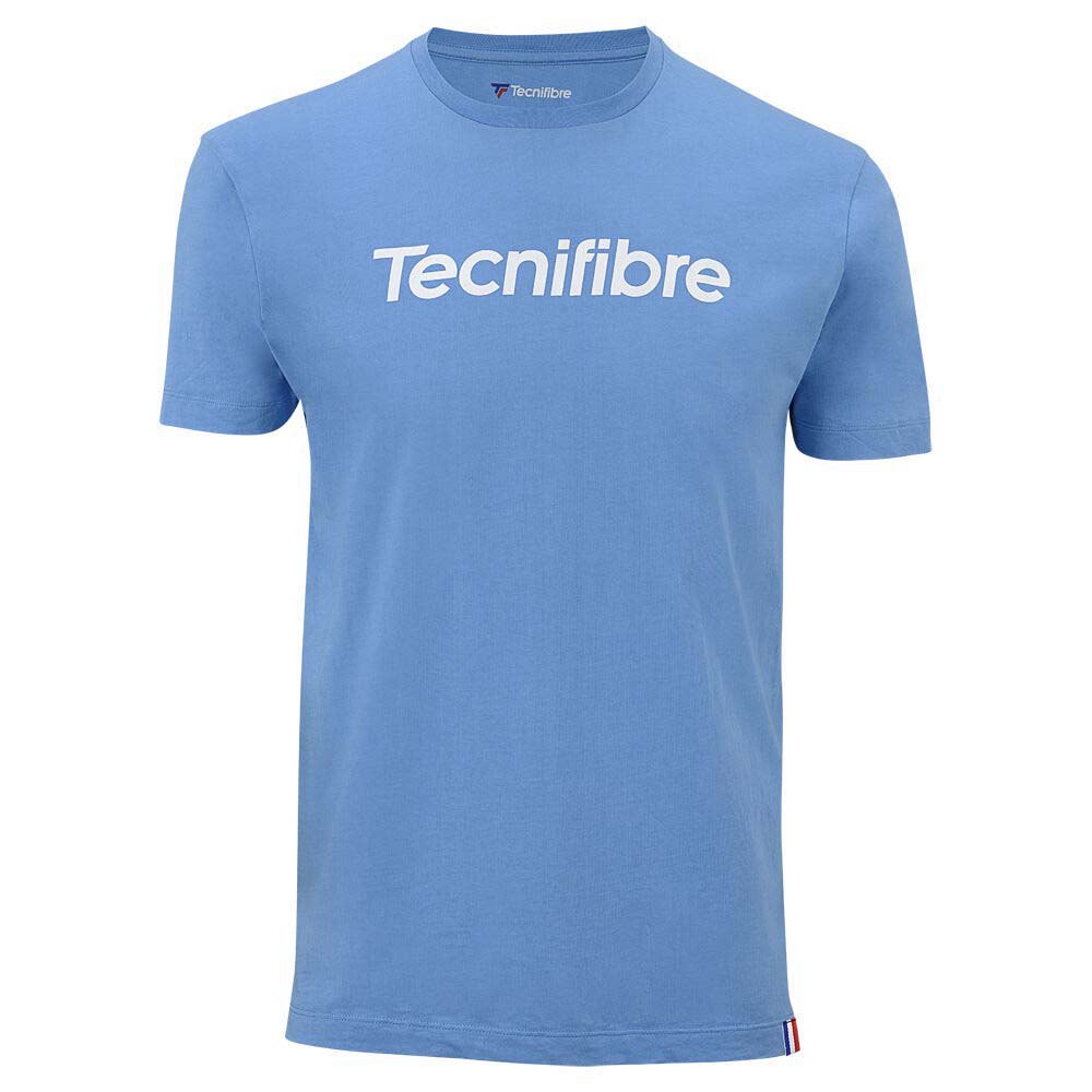 Tecnifibre Team Cotton Short Sleeve T-shirt Blau 10-12 Years Junge von Tecnifibre