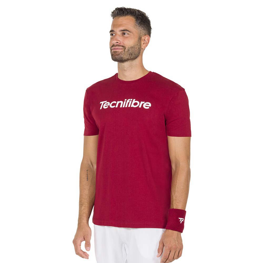 Tecnifibre Team Cotton Short Sleeve T-shirt Rot 2XL Mann von Tecnifibre