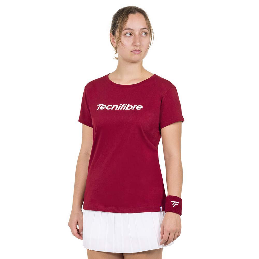 Tecnifibre Team Cotton Short Sleeve T-shirt Rot M Frau von Tecnifibre