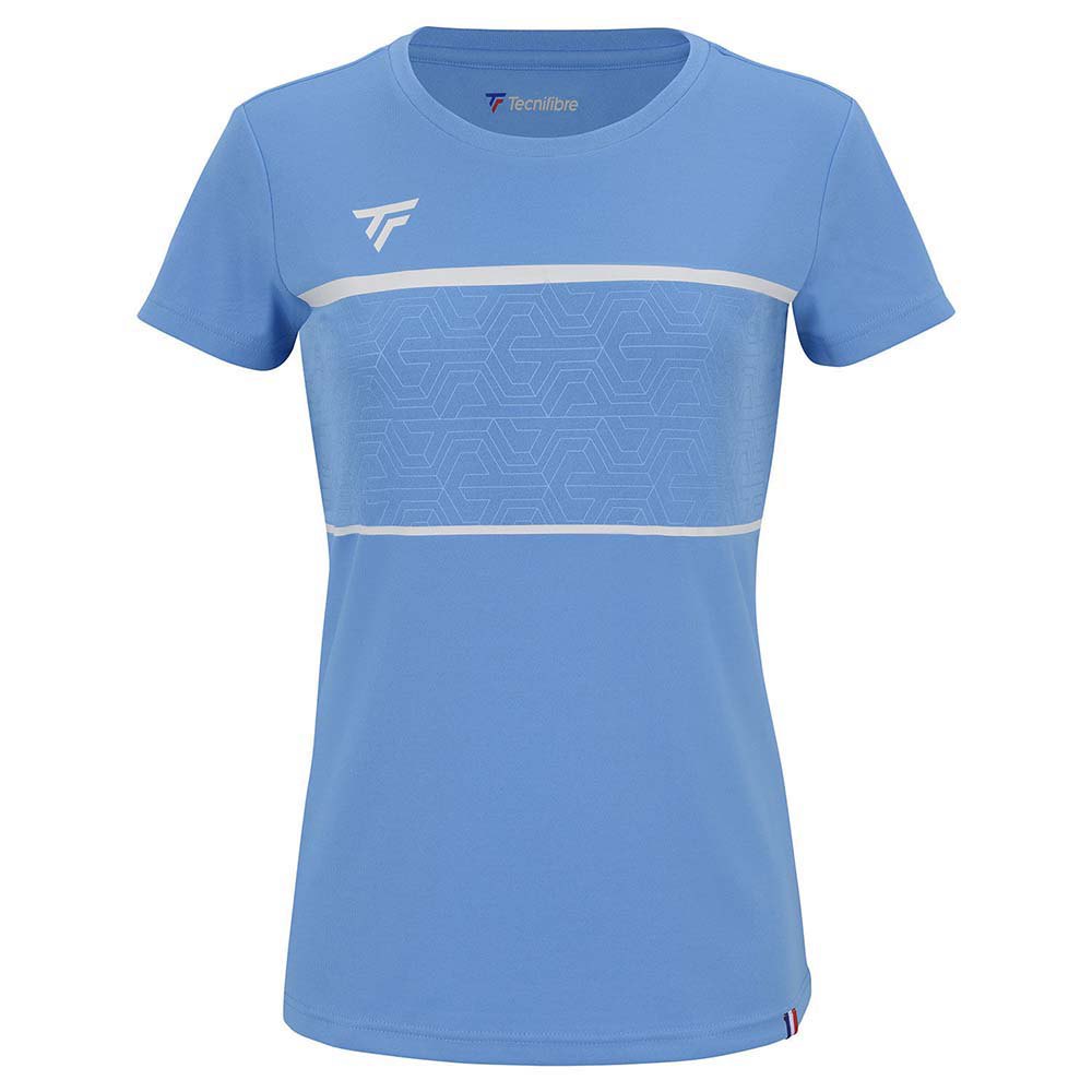 Tecnifibre Team Tech Short Sleeve T-shirt Blau 6-8 Years Junge von Tecnifibre