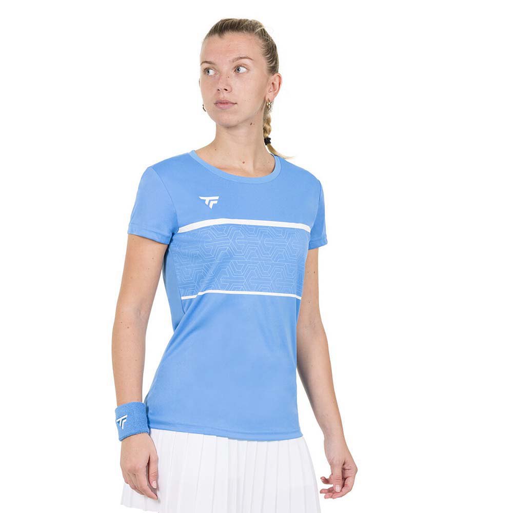 Tecnifibre Team Tech Short Sleeve T-shirt Blau S Frau von Tecnifibre