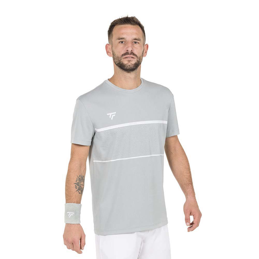 Tecnifibre Team Tech Short Sleeve T-shirt Grau S Mann von Tecnifibre