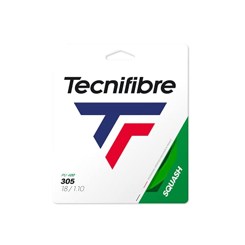 Tecnifibre Unisex-Adult 305 Squash 1.10 Squashsaite, Grün, 1.10mm / 12m von Tecnifibre