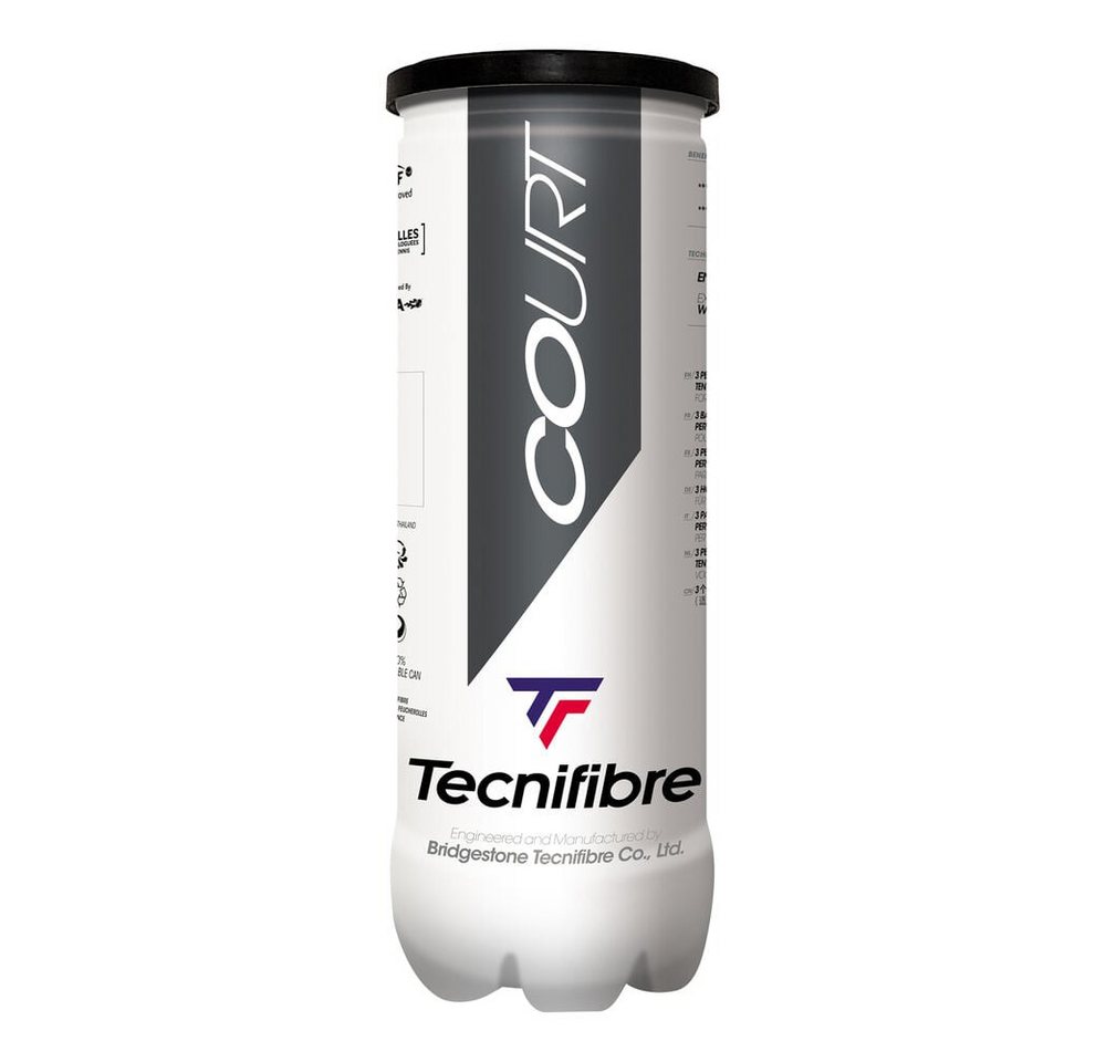 Tecnifibre Tennisball Court 3 Pack - Tennisball Tecnifibre Tennisball Court 3 Pack - Tennisball von Tecnifibre