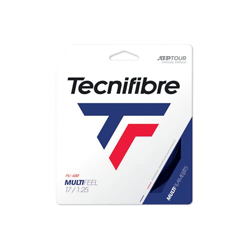 Tecnifibre Unisex – Erwachsene MULTIFEEL 1.25 Tennissaiten, Schwarz, Einheitsgröße von Tecnifibre