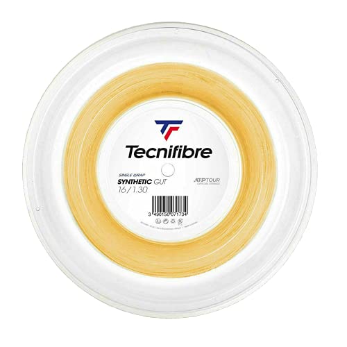 Tecnifibre Unisex – Erwachsene Rolle 200M Synthetic GUT 1.30 Tennissaiten, Gelb, 1.30mm Tecnifibre Unisex – Erwachsene Rolle 200M Synthetic GUT 1.30 Tennissaiten, Gelb, 1.30mm von Tecnifibre