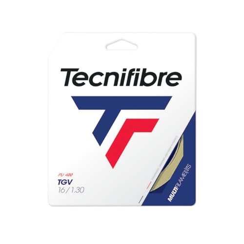 Tecnifibre Unisex – Erwachsene TGV 12m Saitenset-Nude Tennissaite, 1.30 Tecnifibre Unisex – Erwachsene TGV 12m Saitenset-Nude Tennissaite, 1.30 von Tecnifibre
