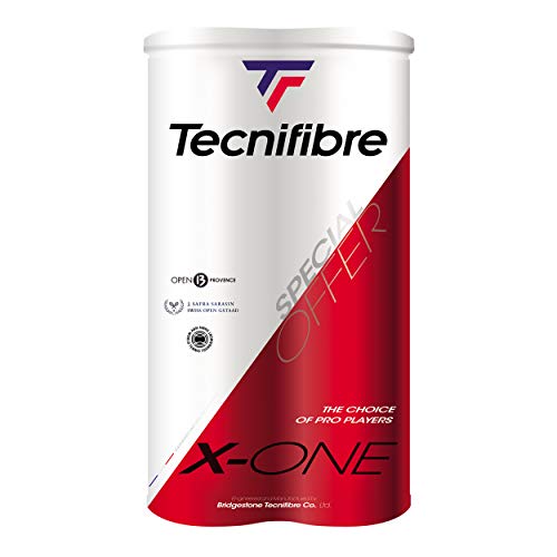 Tecnifibre X-One 2X 4er Dose Tennisball, gelb, nosize Tecnifibre X-One 2X 4er Dose Tennisball, gelb, nosize von Tecnifibre