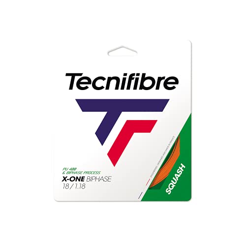 Tecnifibre Squash Cordage De Saite, Orange, 1.18 / 10m von Tecnifibre