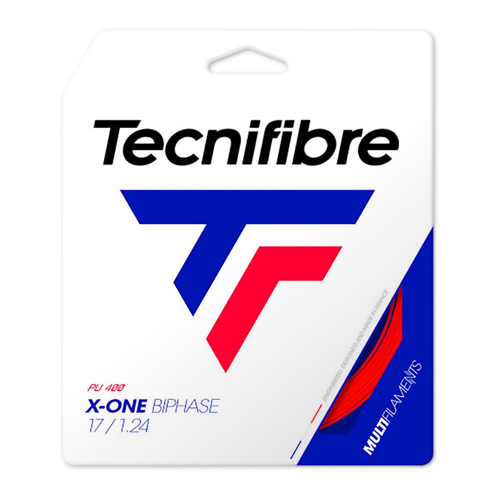 Tecnifibre X-one Biphase Tennis Single String Durchsichtig 1.18 mm von Tecnifibre