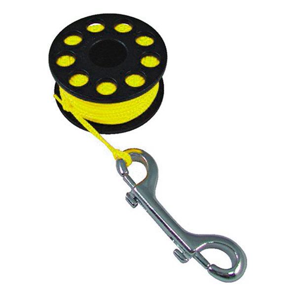 Tecnomar Guide Reel With Double End Clip Gelb 50 m von Tecnomar