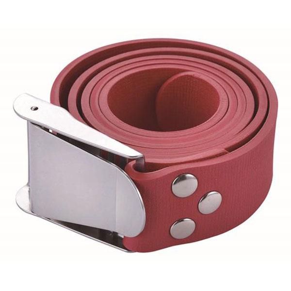 Tecnomar Rubber Belt Inox Buckle Rot von Tecnomar