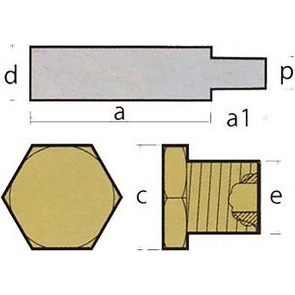 Tecnoseal Cummins Ten02044t Plug Anode Kit Grau von Tecnoseal
