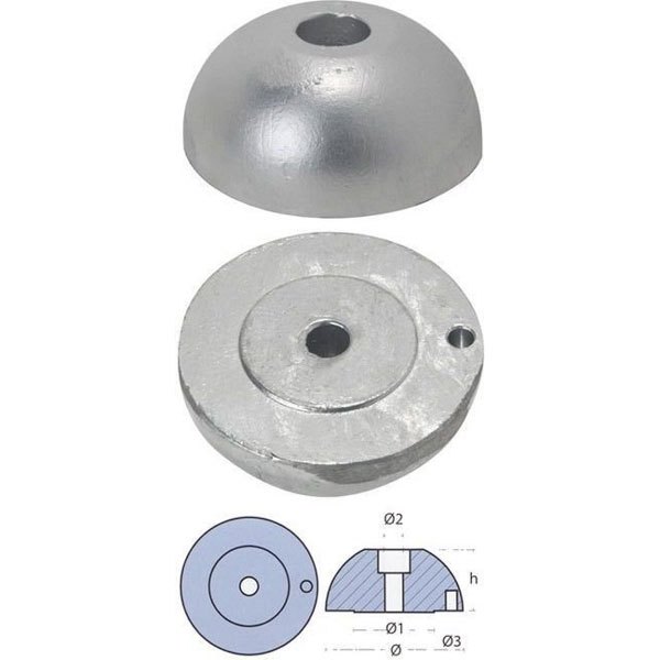 Tecnoseal J-prop Anode Silber 80 mm von Tecnoseal